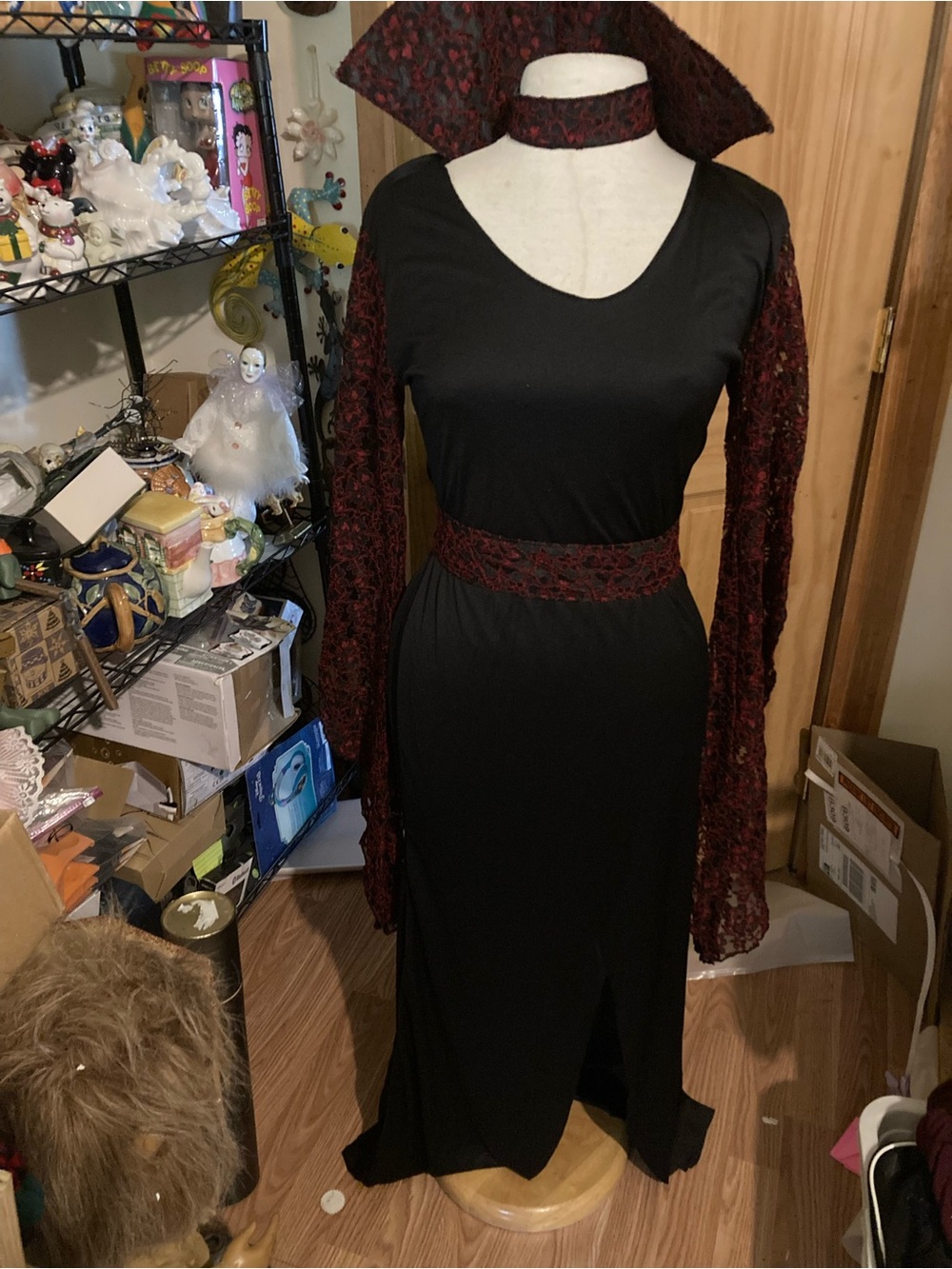 Vintage Fun World female Vampire cosplay dress